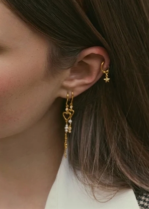 Kali earrings Forgyldt Maanesten 